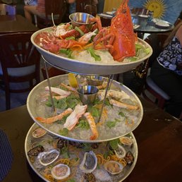 Seafood tower