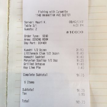 Fishing With Dynamite - A bit on the pricey side but overall a yummy dining experience - Seafood Near Me - Manhattan Beach, California