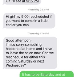 Selfish Salon - And she never text me back.