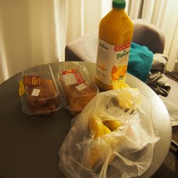 Casino Supermarché - Our breakfast, courtesy of this Casino Supermarche!!