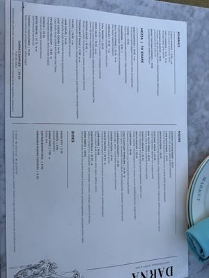 Menu photo 3 Darna Mediterranean Eatery Plano, TX
