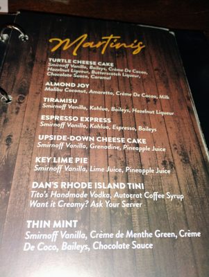 Menu photo 1 Dan's Place West Greenwich, RI