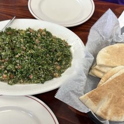 Natalie's Mediterranean Eatery - Large Tabouli w/pita bread