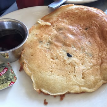 Brasil - One "stack" of pancake with blueberries ($3.50 total). The blueberries were a dollar extra. Delicious! - Breakfast & Brunch Near Me - Houston, Texas Brasil - One "stack" of pancake with blueberries ($3.50 total). The blueberries were a dollar extra. Delicious! - Breakfast & Brunch Near Me - Houston, Texas