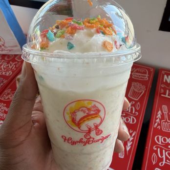 Hyphy Burger - Fruity pebble shake - Burgers Near Me - Oakland, California Hyphy Burger - Fruity pebble shake - Burgers Near Me - Oakland, California