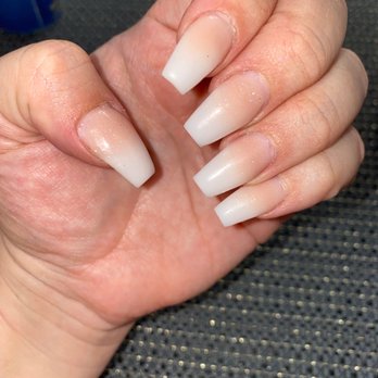 Rose Nails & Spa - Ombré full set. With Cofin shape. - Nail Salons Near Me - Whittier, California