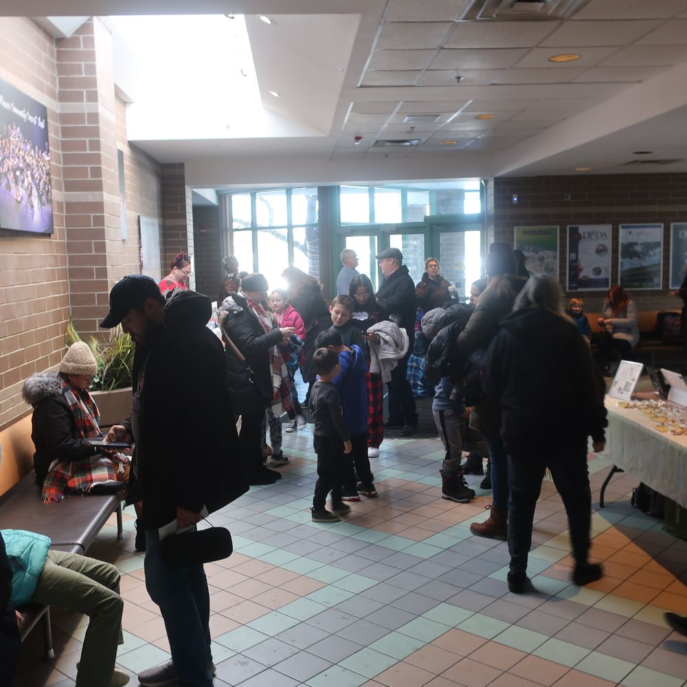 Big Noise Theatre - A festive and busy lobby for Dragons Love Tacos, 1-14-2024. - Performing Arts Near Me - Des Plaines, Illinois