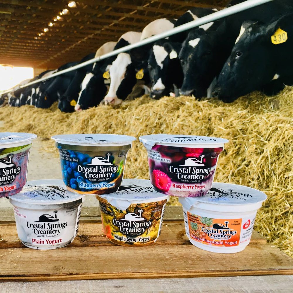 CRYSTAL SPRINGS CREAMERY 60020 Ash Rd, Osceola, Indiana Cheese