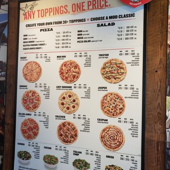MOD Pizza - Menu - Pizza Near Me - Bothell, Washington
