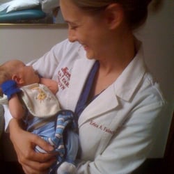 Old Farm Gynecology - Dr Faircloth and my son at 2 months old. (2010)