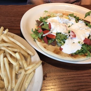 Athena Restaurant - Gyro with fries - Greek Near Me - St. Augustine, Florida