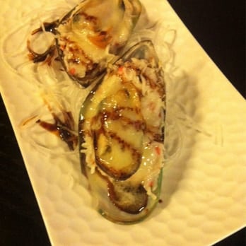 Sushi Junai - Baked green mussels with crab - Sushi Bars Near Me - Austin, Texas Sushi Junai - Baked green mussels with crab - Sushi Bars Near Me - Austin, Texas