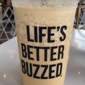 Better Buzz Coffee Hillcrest - White mocha add shit blended drink - Coffee & Tea Near Me - San Diego, California