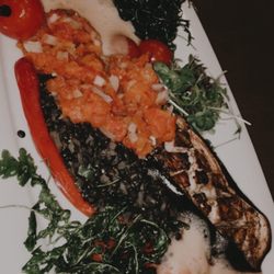 Lakeside - Gebackene Aubergine und gefüllte Paprika