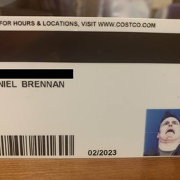 My Costco ID! The employee asked me to make a funny face and he was so pleased with the result that he gave me a free food-court pizza. My Costco ID! The employee asked me to make a funny face and he was so pleased with the result that he gave me a free food-court pizza.