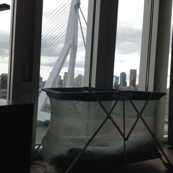 Hotel nhow Rotterdam - Our son had a stellar view of the bridge from his baby cot. - Hotels Near Me - Rotterdam, ZH