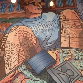 Silverlake Ramen - Picture of the mural inside the silverlake ramen restaurant in Burbank, CA. - Ramen Near Me - Burbank, California Silverlake Ramen - Picture of the mural inside the silverlake ramen restaurant in Burbank, CA. - Ramen Near Me - Burbank, California