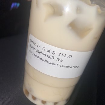 Ding Tea Fontana - Wintermelon Milk Tea - Bubble Tea Near Me - Fontana, California