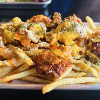 Urban Skillet - Loaded Buffalo Chicken Fries - Burgers Near Me - Sugar Land, Texas