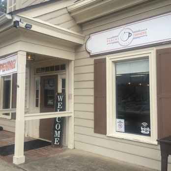 Peachy Corners Cafe - front of the store, plenty free parking - Coffee & Tea Near Me - Peachtree Corners, Georgia