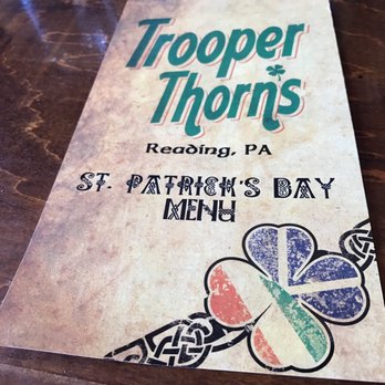 Trooper Thorn's Irish Beef House - Irish Near Me - Reading, Pennsylvania Trooper Thorn's Irish Beef House - Irish Near Me - Reading, Pennsylvania