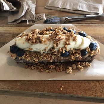 Second Nature - Breakfast Crunch. Has granola blueberries on their Peanut Butter Toast - Breakfast & Brunch Near Me - San Diego, California Second Nature - Breakfast Crunch. Has granola blueberries on their Peanut Butter Toast - Breakfast & Brunch Near Me - San Diego, California