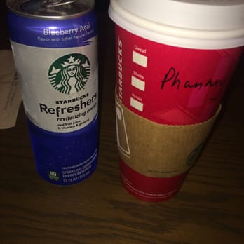 Starbucks - Blue can & red cup! My 2 fav things at Starbucks on a night like this - Coffee & Tea Near Me - Stockton, California Starbucks - Blue can & red cup! My 2 fav things at Starbucks on a night like this - Coffee & Tea Near Me - Stockton, California