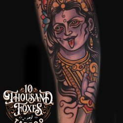 10 Thousand Foxes Tattoo - Done by artist Manu @Manu_raccoon