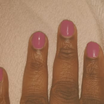The Best Nail Spa- Alsip - Nail tech Tom didn't even glue the nail tip properly to my nails, then topped it with cheap acrylic. - Nail Salons Near Me - Alsip, Illinois