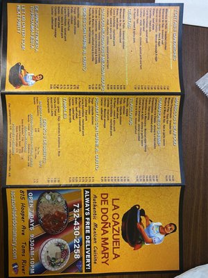 Menu photo 4 La Cazuela De Doña Mary Toms River, NJ