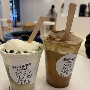 Bunny & Bro Coffee - Matcha einspiner - Desserts Near Me - New York, New York