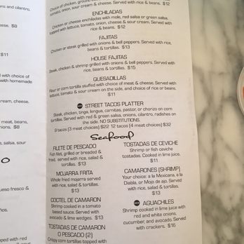 Carmen y Juan's - Menu - Mexican Near Me - Mount Pleasant, South Carolina