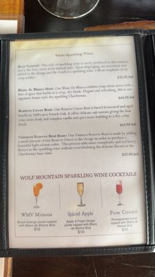 Menu photo 5 Wolf Mountain Vineyards Dahlonega, GA Menu photo 5 Wolf Mountain Vineyards Dahlonega, GA