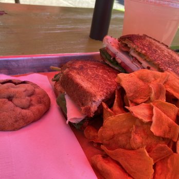 Urban Fort Play - Turkey Panini, sweet potato chips and chocolate chip cookie. Oh and Strawberry Mint Lemonade - Coffee & Tea Near Me - St. Louis, Missouri Urban Fort Play - Turkey Panini, sweet potato chips and chocolate chip cookie. Oh and Strawberry Mint Lemonade - Coffee & Tea Near Me - St. Louis, Missouri