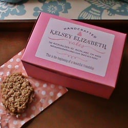 Kelsey Elizabeth Cakes - Half-eaten Oatmeal Cream Pie.