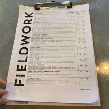 Fieldwork Brewing - Drink Menu - Breweries Near Me - San Ramon, California Fieldwork Brewing - Drink Menu - Breweries Near Me - San Ramon, California