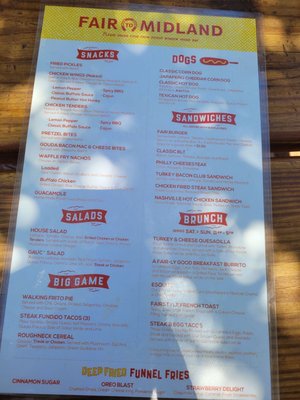 Menu photo 2 Fair to Midland Midland, TX
