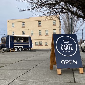 Carte Coffee - a sign on the sidewalk - Coffee & Tea Near Me - Walla Walla, Washington Carte Coffee - a sign on the sidewalk - Coffee & Tea Near Me - Walla Walla, Washington