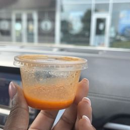 How the vinaigrette came.