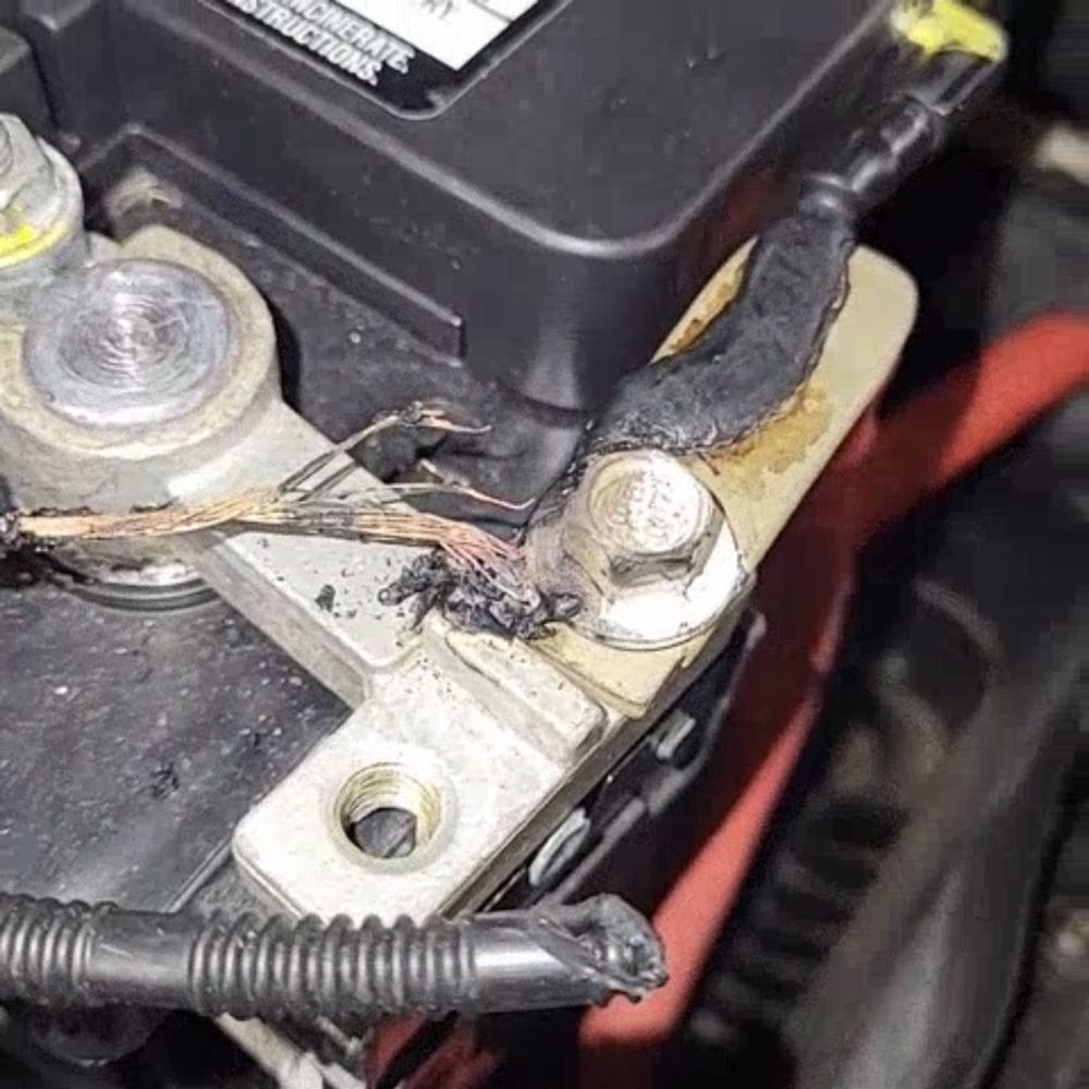 Rockland Auto Brokers - This is the battery wire - Auto Repair Near Me - Randolph, Massachusetts Rockland Auto Brokers - This is the battery wire - Auto Repair Near Me - Randolph, Massachusetts