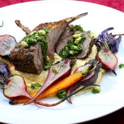 Chef For Foodies - Rack of Lamb with baby veggies