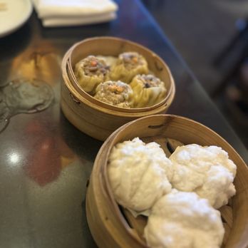 Tropical Chinese Restaurant - Pork and shrimp Siu Mai and steamed chicken buns. - Dim Sum Near Me - Miami, Florida Tropical Chinese Restaurant - Pork and shrimp Siu Mai and steamed chicken buns. - Dim Sum Near Me - Miami, Florida