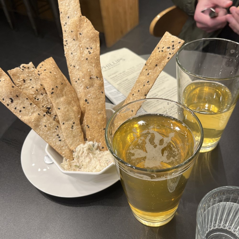 Whitefish dip with the best ciders in town. Whitefish dip with the best ciders in town.