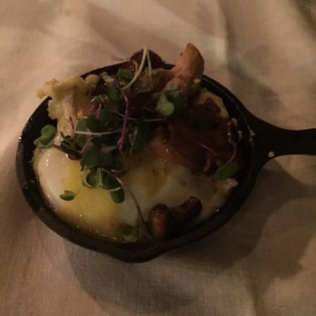Terrain Cafe - Polenta topped with a fried egg, mushrooms and sprouts... (It was excellent) - New American Near Me - Westport, Connecticut Terrain Cafe - Polenta topped with a fried egg, mushrooms and sprouts... (It was excellent) - New American Near Me - Westport, Connecticut