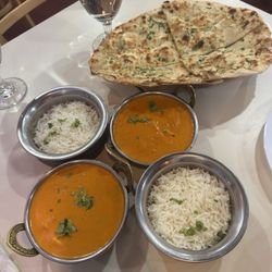 Paneer Tikka Masala and Chicken Tikka Masala