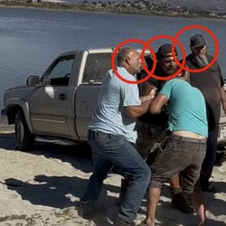 Lake Henshaw Resort - They put him in a chokehold