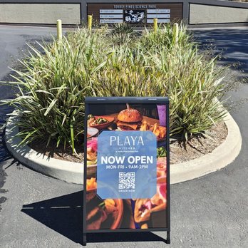 Playa - Driveway sign - Cafes Near Me - La Jolla, California