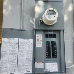 Inside of new panel wt labeling.