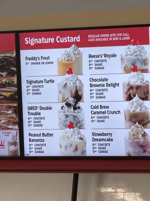 Menu photo 1 Freddys Florence, KY