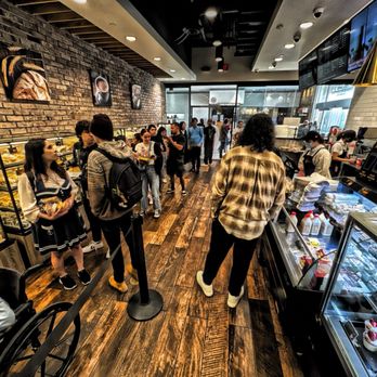 85°C Bakery Cafe-Del Amo - People waiting to order. Line went quick. M - Bakeries Near Me - Torrance, California 85°C Bakery Cafe-Del Amo - People waiting to order. Line went quick. M - Bakeries Near Me - Torrance, California